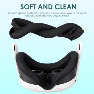 ЗАЩИТАЮЩИЙСЯ от ПОТА СИЛИКОНОВЫЙ ЩИТОК ДЛЯ ЛИЦА ДЛЯ META/OCULUS QUEST 3
