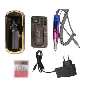 Электрическая шлифовальная машина для ногтей 45 000 об/мин Регулируемая скорость WD