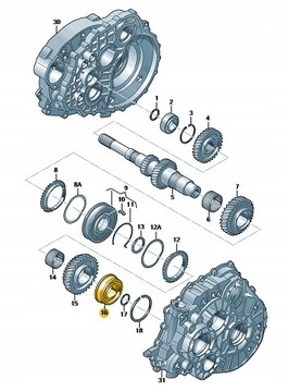 AUDI OE 0A5311235K LOŽISKO PŘEVODOVKY ŘAZENÍ VAG