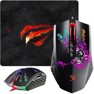 Mysz gamingowa A4Tech Bloody A60 + podkładka