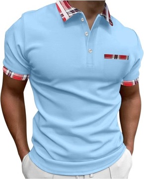 2023 Men's Zipper Polo Shirts Short Sleeve Golf Shirt Slim Fit Casual
