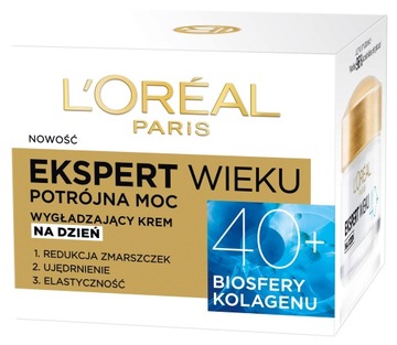 L'OREAL EKSPERT WIEKU KREM PRZECIWZMARSZCZKOWY NA DZIEŃ 40+ 50ML