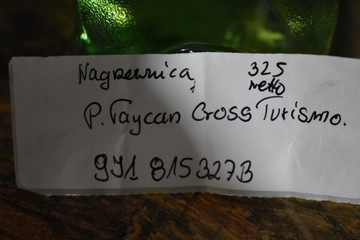 IDEALNI RADIÁTOR KANÁL VZDUCHU PORSCHE TAYCAN CROSS TURISMO 1