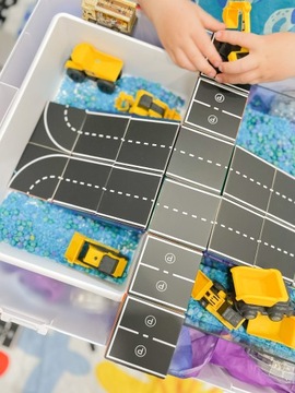 Накладки на магнитные блоки Dear 40 шт. Дорожный набор игрушек «Учись и выращивай»