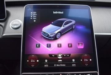 Mercedes Klasa S W223/V223 Sedan 2.9 400d 330KM 2021 Mercedes-Benz Klasa S 400 d 4 MATIC Long 9G-Tronic Head-up Dociagi Hej Mer, zdjęcie 27