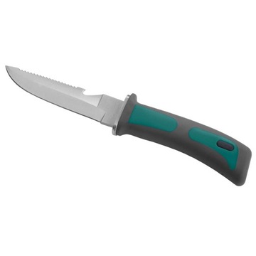 Нож для дайвинга SEAC BAT Зеленый - двойное лезвие