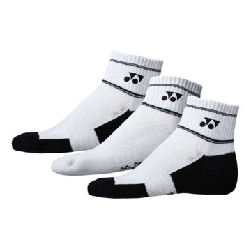 Носки Yonex белые/черные, размер S, 3 шт. AC8423