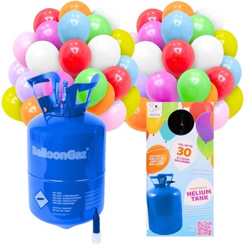 HEL do napełniania BALONÓW DUŻA Butla 50 BALONÓW
