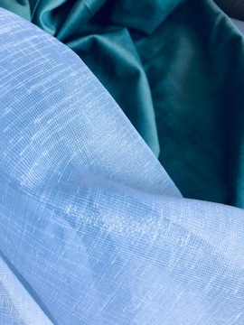 Батистовая штора LINEN FROST WHITE 260 x 500 FROG TUNNEL