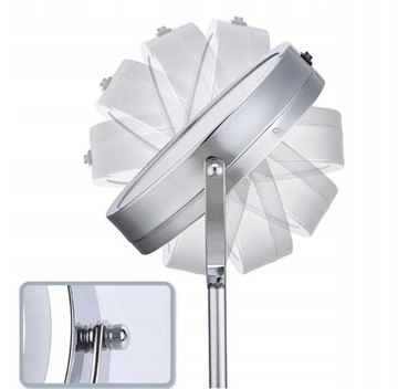 ДВУСТОРОННЕЕ КОСМЕТИЧЕСКОЕ ЗЕРКАЛО С ПОДСВЕТКОЙ 17LED