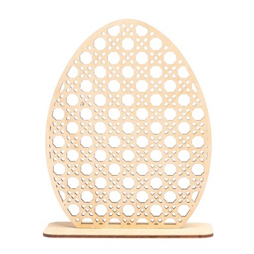 JAJKA JAJKO MAŁE DEKORACJA WIELKANOCNA RATTAN DREWNO PREZENT OZDOBA