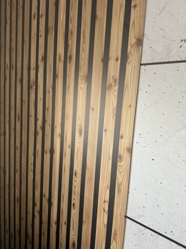 Стеновые рейки Декоративная стеновая панель 100х50 архитектурный бетон