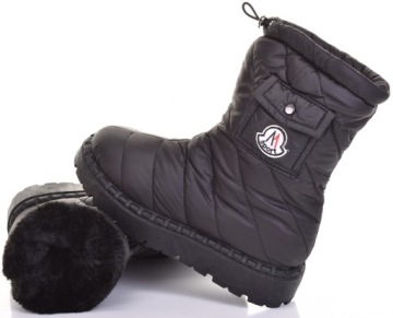 ŚNIEGOWCE DAMSKIE WYSOKIE CIEPŁE BUTY ZIMOWE Z FUTERKIEM ŚCIĄGACZEM SOLIDNE