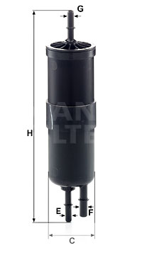 FILTR PALIVA BMW 1 , 2