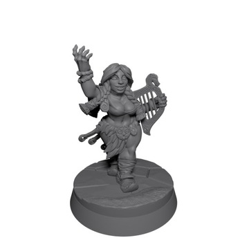 Figurka AG Pinup krasnoludzka bard RPG