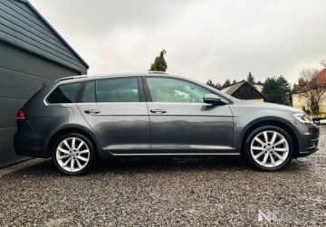 Volkswagen Golf VII Variant Facelifting 1.5 TSI ACT 150KM 2017 Volkswagen Golf Bezwypadkowy, FV23, DSG, Highline, KredytowanieLeasing, gw, zdjęcie 1