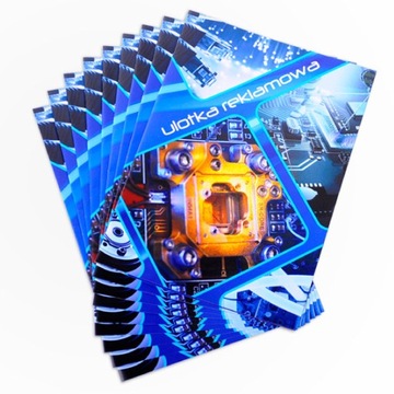 Листовки двухсторонние сложенные от А3 до А4 МЕЛ глянцевый 130г - 4000 шт.