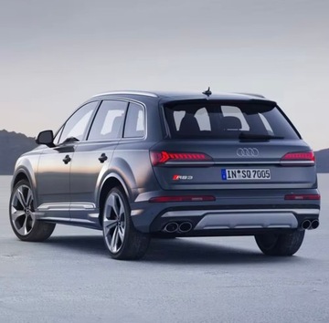 ЭМБЛЕМА задний люк Значок RS4 Логотип AUDI серебро 14,5х3,8 см ПРЕМИУМ