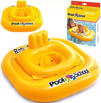 INTEX 56587 Koło do Pływania 79x79 cm - Idealne dla Maluchów