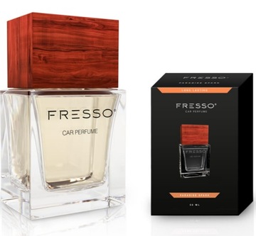 ZAPACH FRESSO PARADISE SPARK ZESTAW PERFUMY DO SAMOCHODU 50 ML+ZAWIESZKA