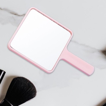 2 ручных зеркала с ручкой, маленькое зеркало для макияжа для девочек, 2 шт.