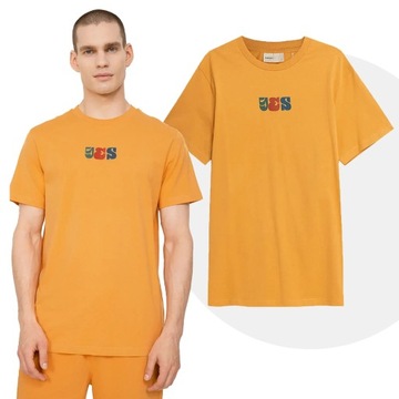 KOSZULKA MĘSKA OUTHORN T-SHIRT ODDYCHAJĄCA BAWEŁNA KRÓTKI RĘKAW SS23M458