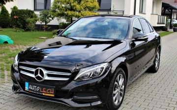 Mercedes Klasa C W205 Limuzyna 180 156KM 2014 Mercedes-Benz Klasa C 1.6i Navi Led Inteligent Light System Gwarancja 1