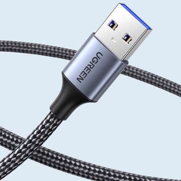 Прочный удлинитель USB 3.0 5Гбит/с, 1м, серый