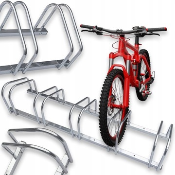 STOJAK NA 5 ROWERÓW PARKING ROWEROWY UCHWYT NA 5 STANOWISK