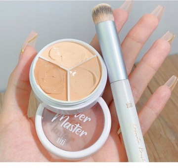 3-цветная палитра консилеров Foundation Cream Fu