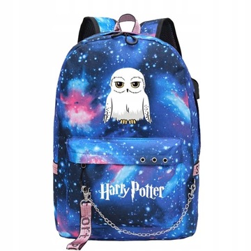 PLECAK USB HEDWIGA HARRY POTTER DUŻY A4 WZORY