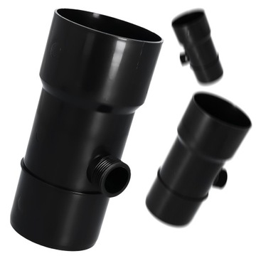 КОЛЛЕКТОР ДЛЯ ВОССТАНОВЛЕНИЯ ДОЖДЕВОЙ ВОДЫ УЛОВИТЕЛЬ ДОЖДЕВОЙ ВОДЫ 90x1 ДЮЙМ ЧЕРНЫЙ ЖЕЛОБ