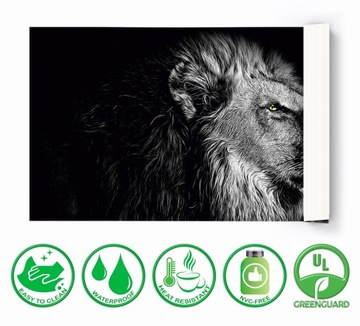 Постоянный защитный настольный мат 90x45 Lion King