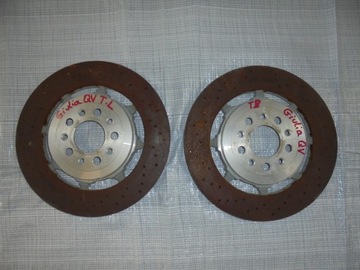 TARCZE HAMULCOWE WENTYLOWANE ALFA ROMEO GIULIA QV