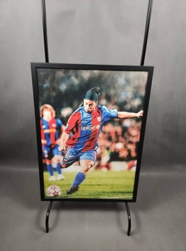 Obraz w ramie 50x70 FC Barcelona RONALDINHO