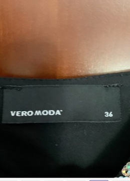 Sukienka czarna Vero Moda 36 bombka cekiny