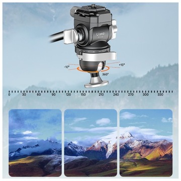 ULANZI EH09 Панорамная головка для масляной пленки 1/4 дюйма + Arca Swiss