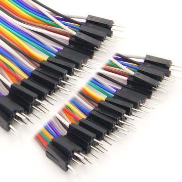 40x20cm Przewody zworki GPIO Arduino Męsko-Męskie