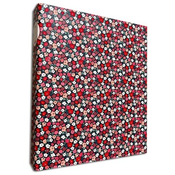 Segregator A4 4-ringowy BLOOM w drobne kwiatki