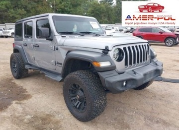 Jeep 2021 Jeep Wrangler 2021r., UNLIMITED, od ubezpieczalni 3.6 Benzyna 285KM