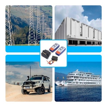 КОМПЛЕКТ РЕЛЕ ЛЕБЕДКИ 250А 12В + ДИСТАНЦИОННЫЙ