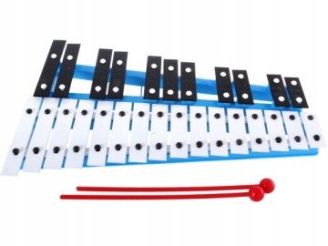 Красочные диатонические колокольчики CULMER, 27 тонов, МЕТАЛЛИЧЕСКИЕ ПЛАСТИНЫ + палочки