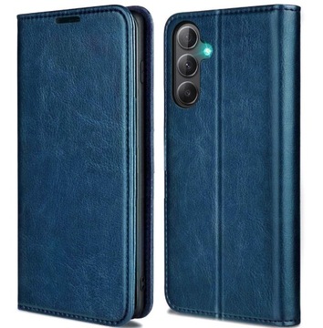 МАГНИТНЫЙ КОЖАНЫЙ ЧЕХОЛ ДЛЯ SAMSUNG A14 5G + СТЕКЛО