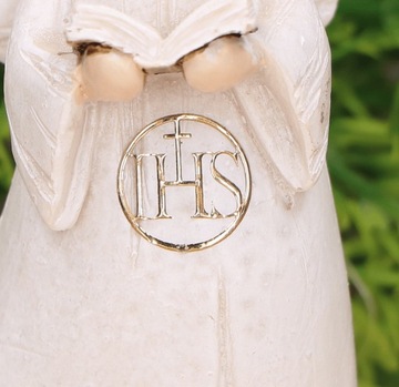 Статуэтка Ангел с Библией IHS BAPTISM 10см