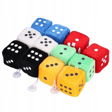 KOSTKA DO GRY KOLOROWE GĄBKA FOAM SPOT 6CM