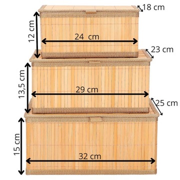 3x БАМБУКОВЫЙ НАСТОЛЬНЫЙ ОРГАНИЗАТОР КОСМЕТИКА 3 КОНТЕЙНЕРА КОРОБКИ ДЛЯ ВАННОЙ