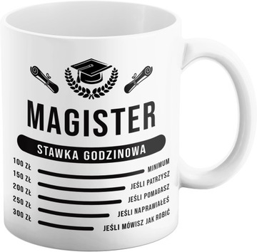 KUBEK MAGISTER STAWKA ŚMIESZNY 330 ML PREZENT