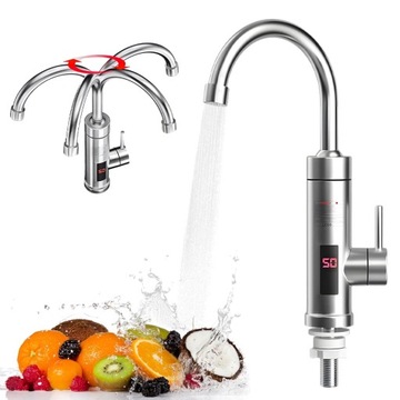 МГНОВЕННЫЙ ВОДОНАГРЕВАТЕЛЬ ЭЛЕКТРИЧЕСКИЙ ЖК-ВРАЩАЮЩИЙСЯ FAP 3000W