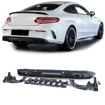 DYFUZOR SPOILER DOKŁADKA MERCEDES W205 C205 COUPE AMG