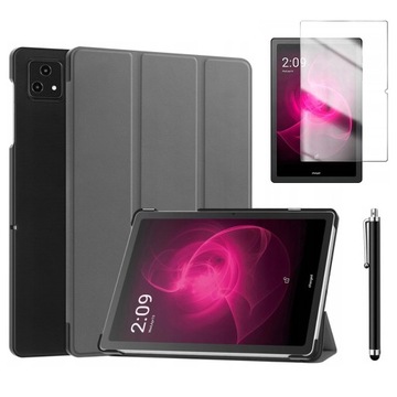 ETUI SMART COVER + SZKŁO HARTOWANE + RYSIK do T-MOBILE T TABLET 10,36